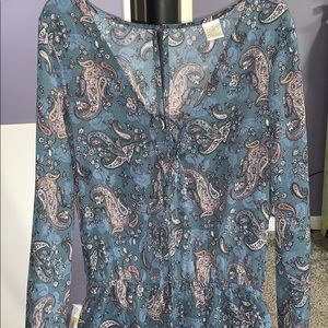 NWOT long sleeve romper!!